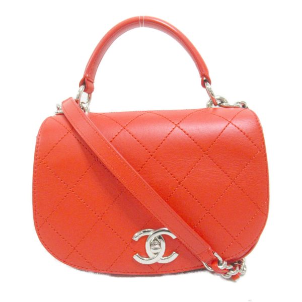 2119900004105 5 Chanel 2Way Chain Shoulder Bag Red