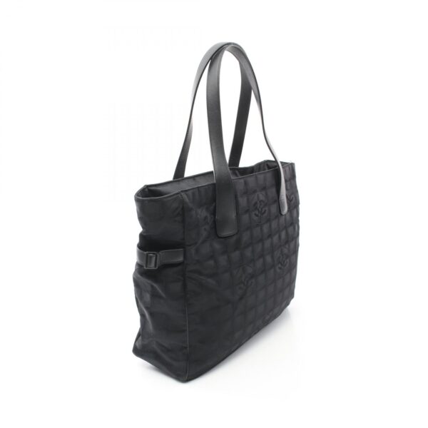 2119900011585 2 Chanel Line GM Nylon Tote Bag Black