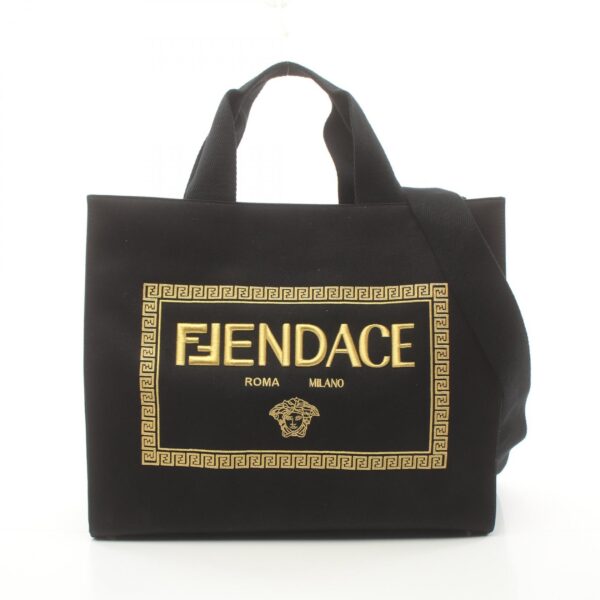 2119900011752 1 Fendi Fendace Tote Bag Black