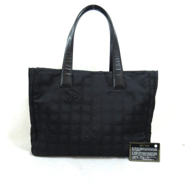 2120100000743 2 Chanel Line Tote MM Bag Black