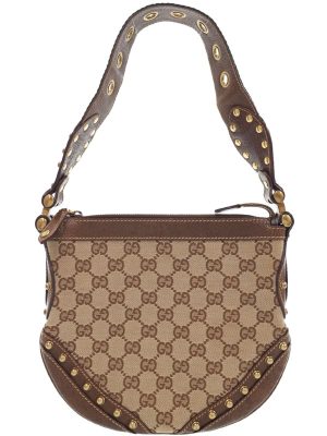 2120545010017 Gucci GG Pattern Pouch GG Canvas Beige Orange