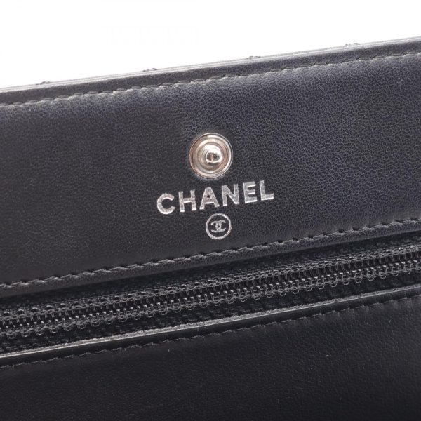 2120700025795 4 Chanel Micro Matelasse Shoulder Bag Lambskin Black