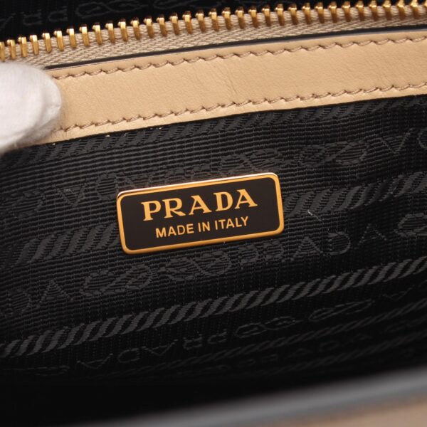 2120700028857 4 Prada Saffiano LuSaffiano Handbag Beige