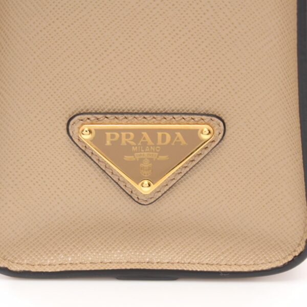 2120700028857 5 Prada Saffiano LuSaffiano Handbag Beige