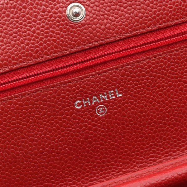 2120700029472 4 Chanel Matelasse Shoulder Bag Caviar Skin Red