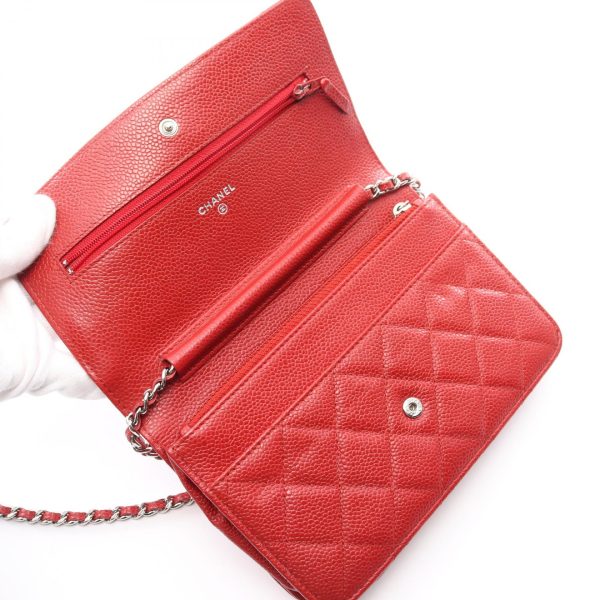 2120700029472 5 Chanel Matelasse Shoulder Bag Caviar Skin Red