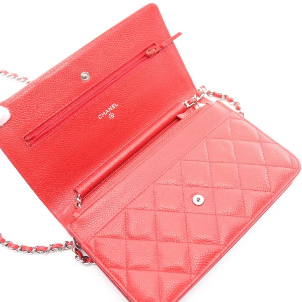 2120700036937 5 Chanel Matelasse Shoulder Bag Caviar Skin Red