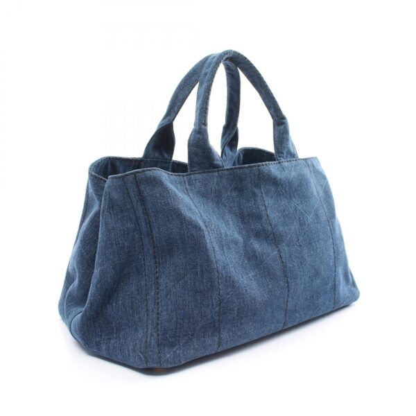 2120700073222 2 Prada Denim Canapa Tote Bag Blue