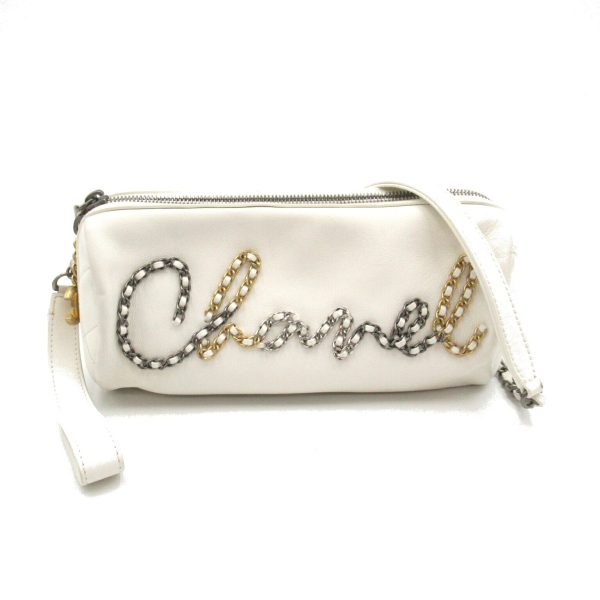 2120700130178 1 Chanel Chain Shoulder Bag White