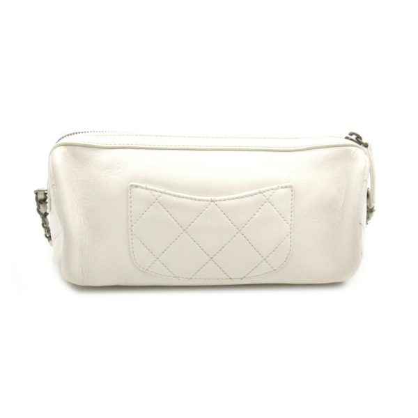 2120700130178 2 Chanel Chain Shoulder Bag White