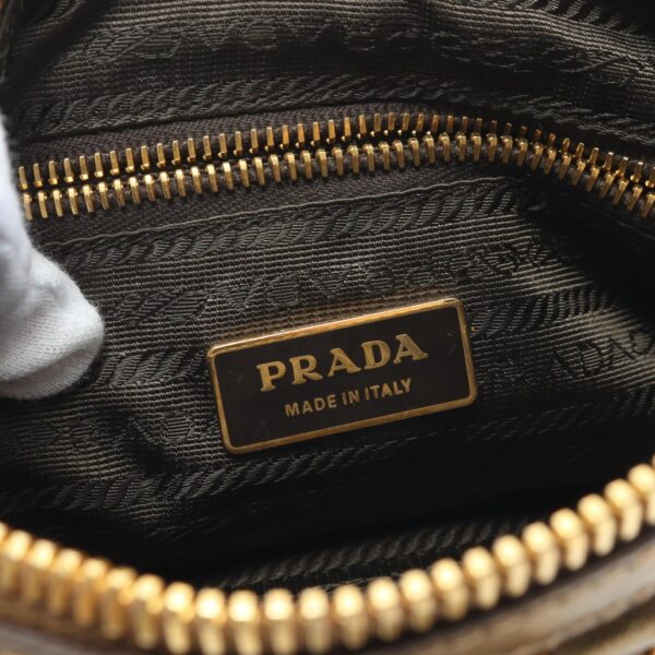 2120700130819 4 Prada Nylon Saffiano Shoulder Bag Khaki