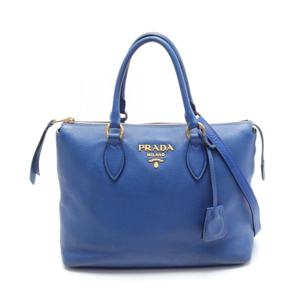 2120700131755 1 Prada Vitello PheniHandbag Blue