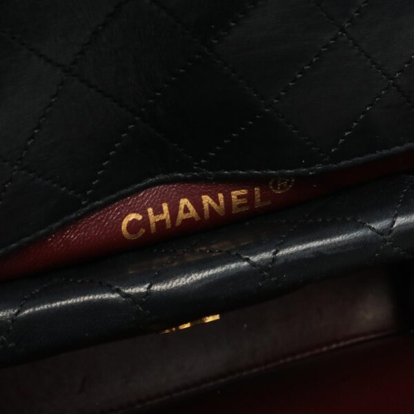 2120700136170 4 Chanel Matelasse Lambskin Shoulder Bag Black