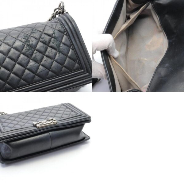 2120700136514 10c Chanel Boy Chanel Matelasse Shoulder Bag Black