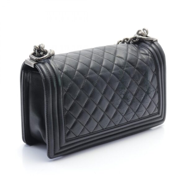 2120700136514 2 Chanel Boy Chanel Matelasse Shoulder Bag Black