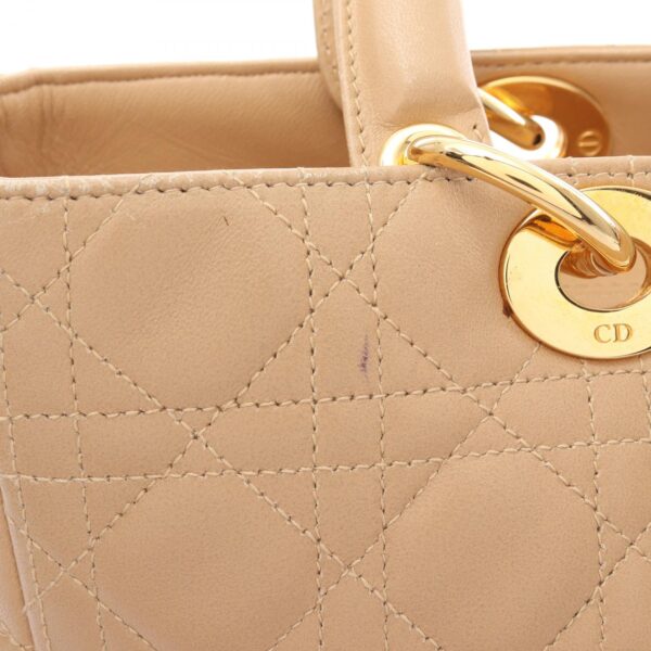 2120700136941 5 Christian Dior Dior Cannage Large Handbag Beige