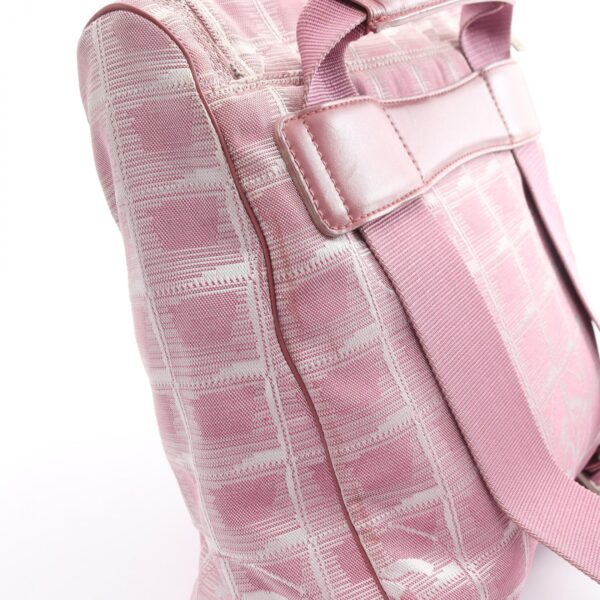 2120700137108 5 Chanel Line Nylon Rucksack Pink