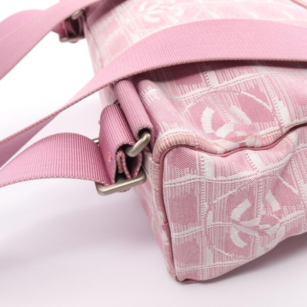 2120700137108 6 Chanel Line Nylon Rucksack Pink