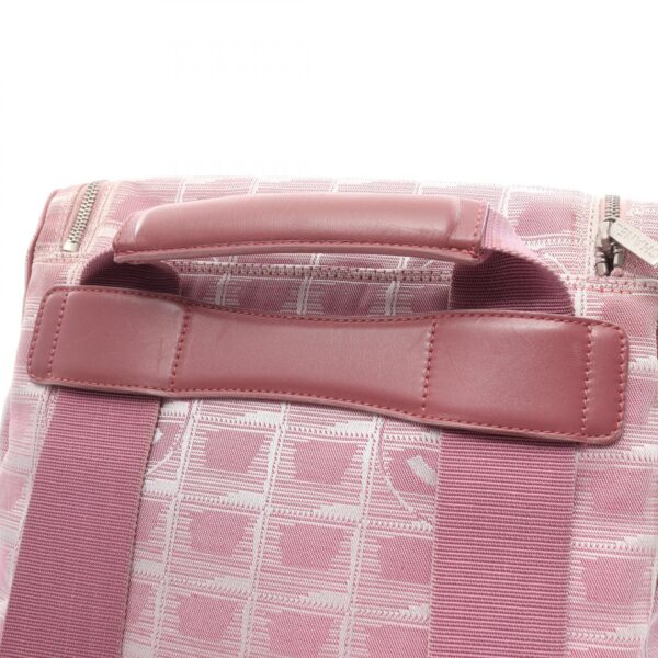 2120700137108 8 Chanel Line Nylon Rucksack Pink