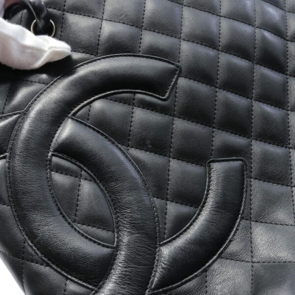 2120700137238 8 Chanel Cambon Line Medium Tote Bag Black