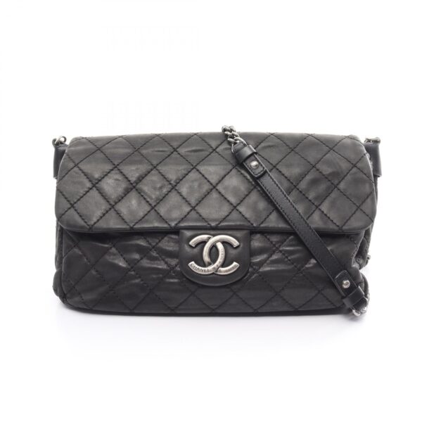 2120700137276 1 Chanel Matelasse Shoulder Bag Black