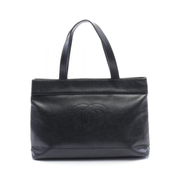 2120700137283 1 Chanel Cocomark Caviar Skin Tote Bag Black