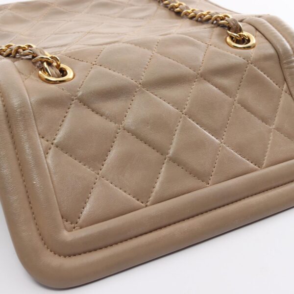 2120700137320 9 Chanel Matelasse Lambskin Shoulder Bag Beige