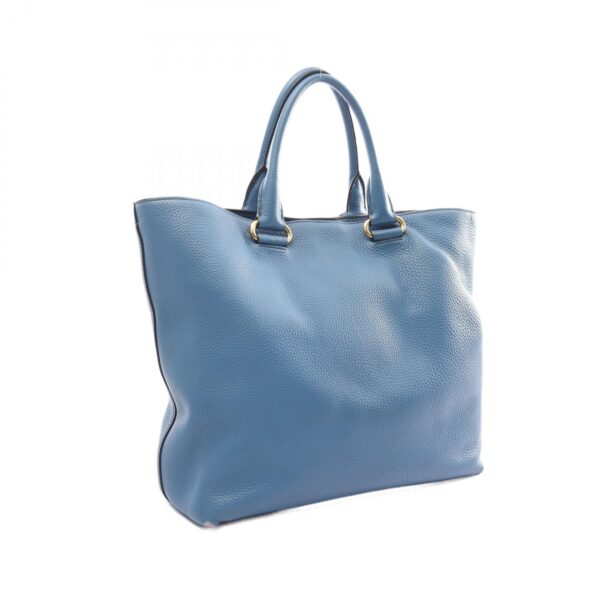 2120700137856 2 Prada Vit Daino Tote Bag Blue