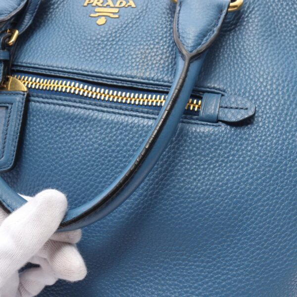 2120700137856 6 Prada Vit Daino Tote Bag Blue