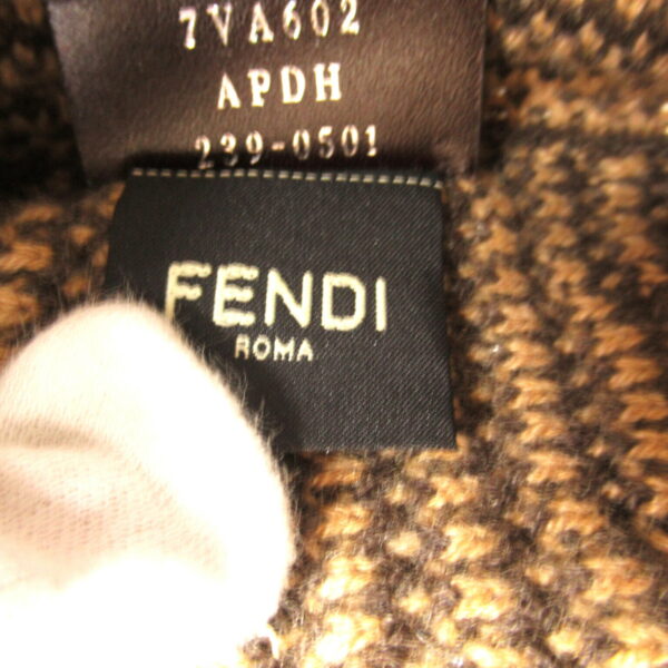 2120700138761 9 Fendi Knit Fabric Tote Bag Brown