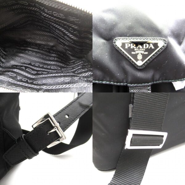 2120700141426 9c Prada Nylon Backpack Black