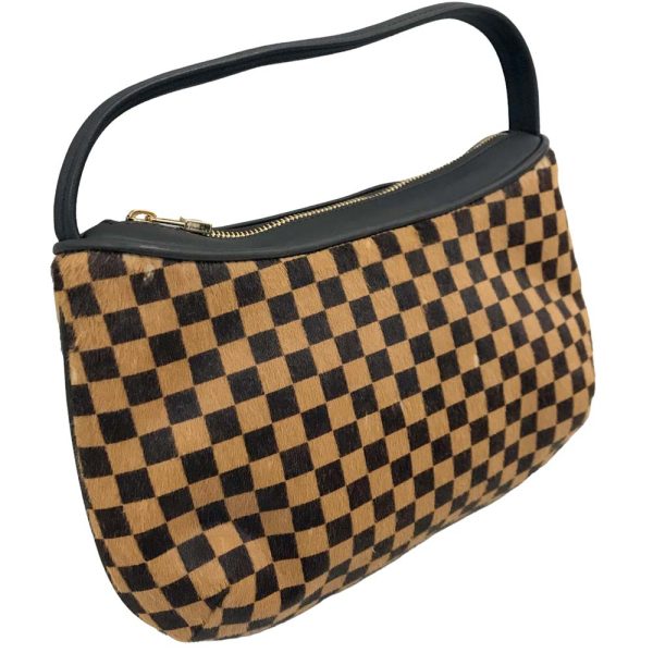 22 5393 1 Louis Vuitton Tiger Teagle Handbag Damier Sauvage Brown