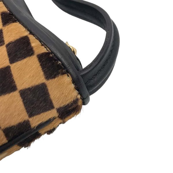 22 5393 10 Louis Vuitton Tiger Teagle Handbag Damier Sauvage Brown