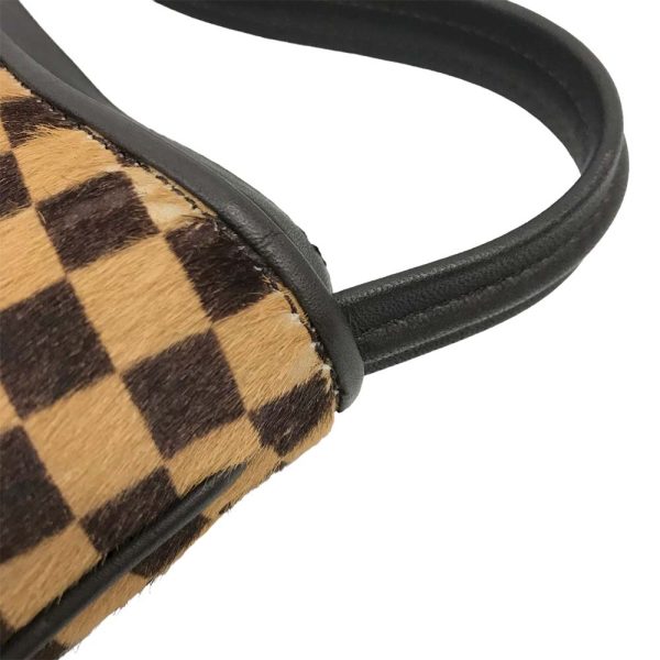 22 5393 9 Louis Vuitton Tiger Teagle Handbag Damier Sauvage Brown