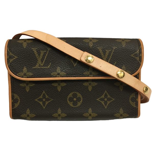 22 5398 2 Louis Vuitton Pochette Florentine Shoulder Bag Monogram Brown