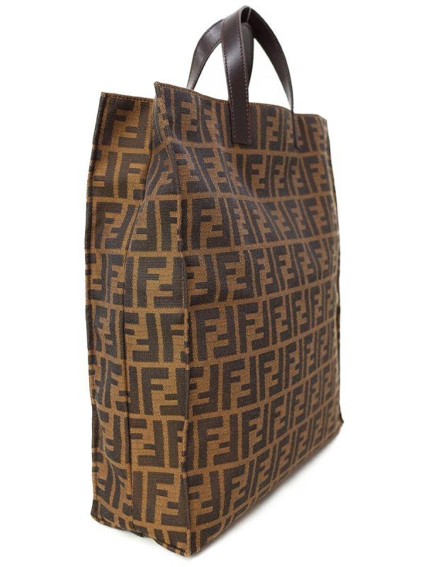 2200309520010 1 Fendi Zucca Pattern Tote Bag