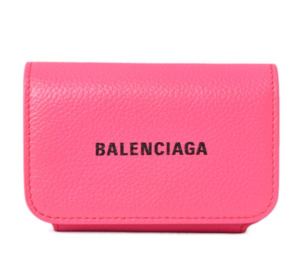 2209 779 27 ba 1 Balenciaga Everyday Accordion Card Holder Coin Case Pink