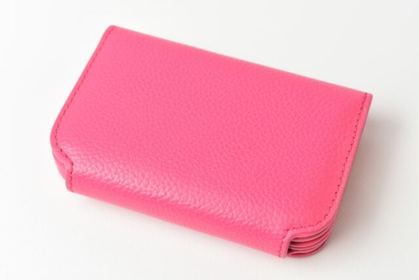 2209 779 27 ba 5 Balenciaga Everyday Accordion Card Holder Coin Case Pink