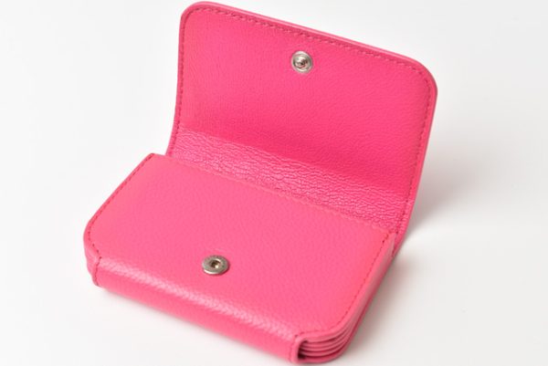 2209 779 27 ba 6 Balenciaga Everyday Accordion Card Holder Coin Case Pink