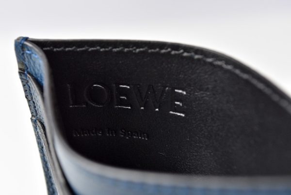 2209 779 35 lo 4 Loewe Card Case Anagram Calf Blue Multi