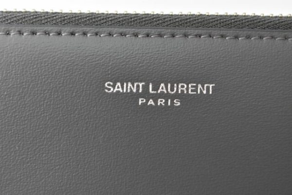 2212 232 13 ysl 5 Saint Laurent Clutch Bag Flap Pouch Zip Storm Black