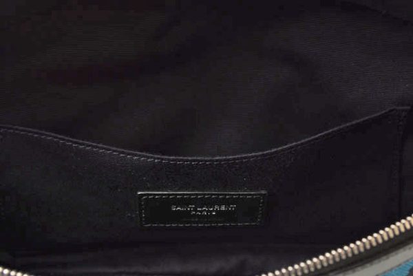 2212 232 22 ysl 13 Saint Laurent Body Bag Waist Pouch Blue Black