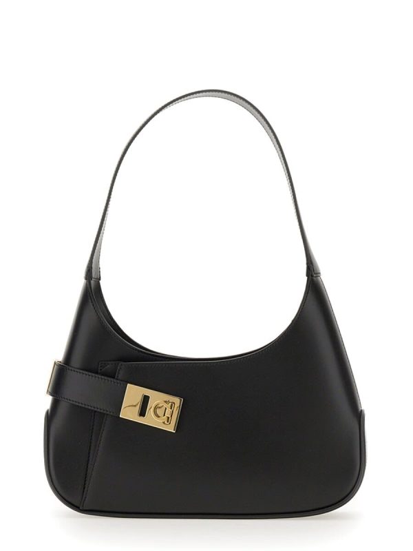 2213107abdf55da ia 1 Ferragamo Black Spring Summer Bag Black