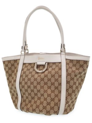 2217073770015 Celine Trapeze Small Leather Handbag Khaki