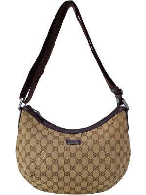 2221268590012 LOUIS VUITTON Pochette Twin GM Monogram Shoulder Bag Brown