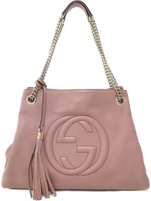 2222316470010 CELINE Circle Logo Drawstring Chain Crossbody Shoulder Bag