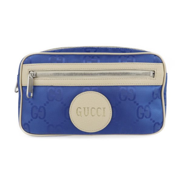 2227013007229 1 GUCCI Belt Off the Grid Body Nylon Blue Body Pouch Waist Bag