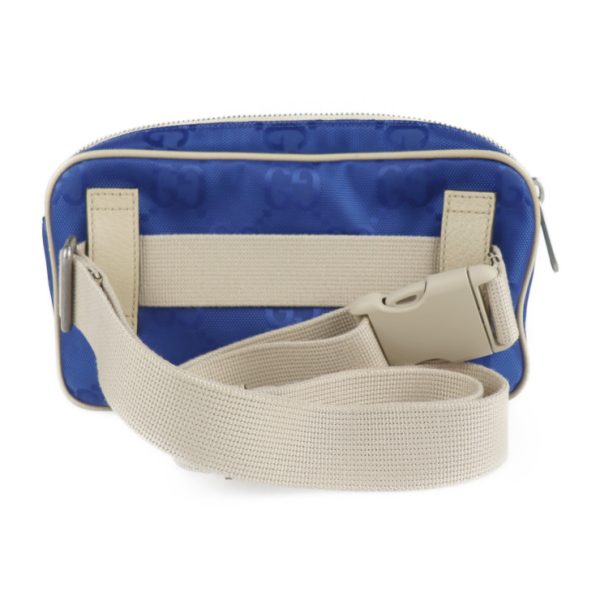 2227013007229 3 GUCCI Belt Off the Grid Body Nylon Blue Body Pouch Waist Bag