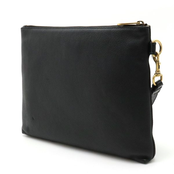 22380122 2 GUCCI Portfolio Medium Clutch Shoulder Bag Black