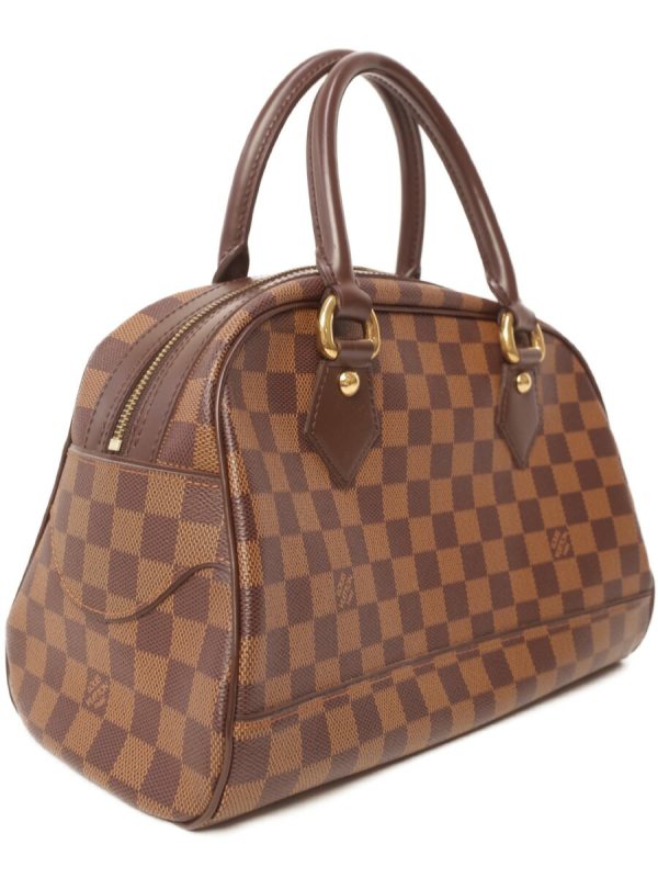 2240169550017 1 Louis Vuitton Duomo Damier Handbag Brown